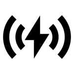 Wireless Charging Fill SVG Icon